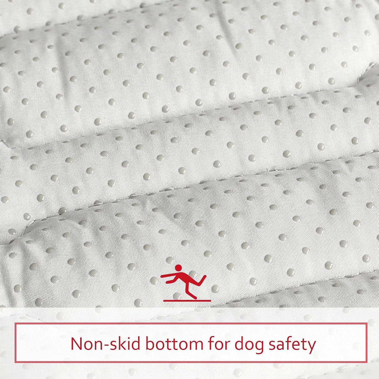 Dog Crate Bed Mat (36" X 23"), Soft Dog Bed Mat with Cute Stars, Personalized Crate Pad, Anti-Slip Bottom, Machine Washable Kennel Pad