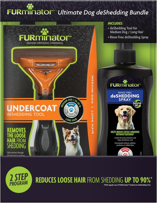 FURminator Large Dog Undercoat deShedding Tool for Short Hair, Reduces Loose Hair From Shedding