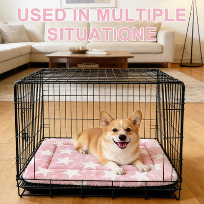 Dog Bed Mat – Soft & Comfortable Dog Kennel Pad for Crate – Durable Crate Bed & Mat for Dogs & Cats – Ideal for Crate, Kennel, and Home Use