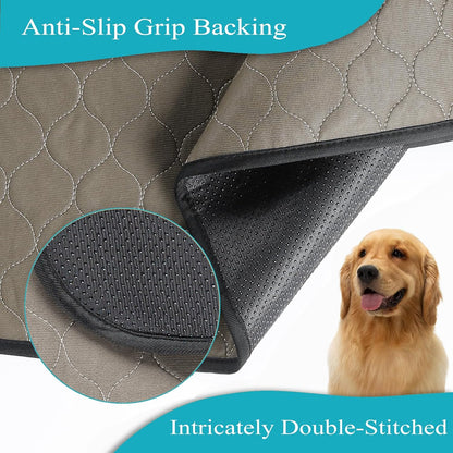 Bunlitent Washable Pee Pads for Dogs 72x72, 2 Pack, Extra Large Reusable Puppy Pads, Dog Training Pads with Quick Dry, Large Anti-Slip Dog Pee Pads, Whelping Pads, Potty Pad