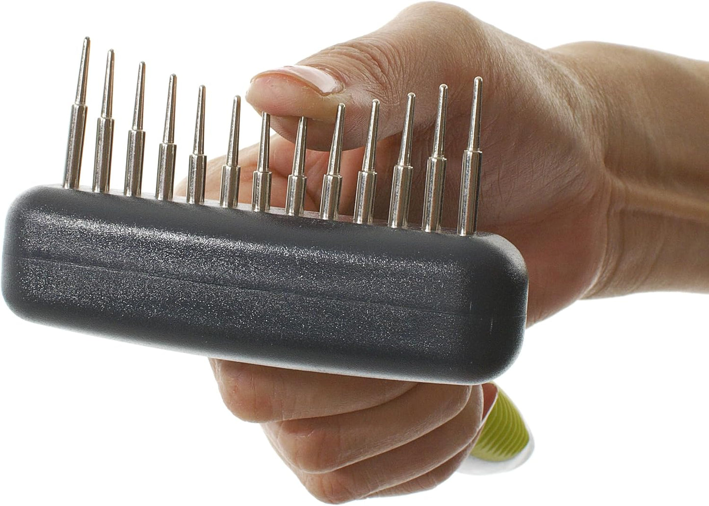 Kruuse Buster Flexible Undercoat Rake 20 Long Pins for Dogs – Gently Removes Loose Hair & Reduces Shedding