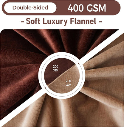 Waterproof Dog Blankets Pet Blanket 50"x60", Soft Fluffy Sofa Car Bed Protector, Reversible Sherpa Fleece Dog Blanket for Large Dogs (Dark Grey-Paws)