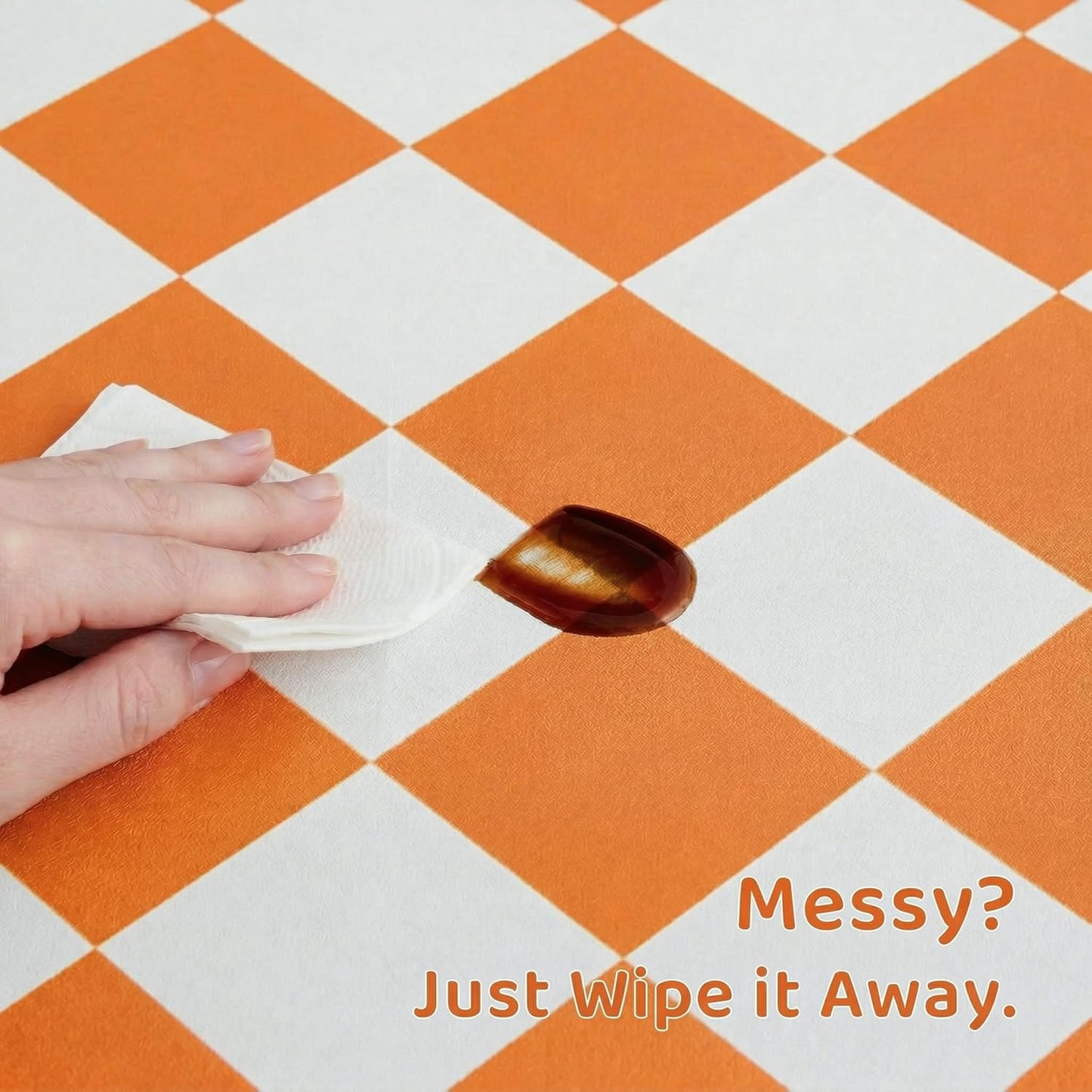 Checkered Dog Feeding Mat, Absorbent Mats for Dog Food and Water Bowl, Dispenser, Retro Aesthetic Khaki Beige Checkerboard Pet Placemat for Dogs, Cats, Puppy Accessories, 12" X 19”
