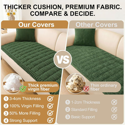 Smiry Couch Cover for Dogs, Non Slip Washable Sofa Protector for Pets, Soft Furniture Cover for Leather & Fabric Couches, Cozy Protect Against Fur, Dirt & Everyday Messes (Dark Grey, 27.6" x 59")