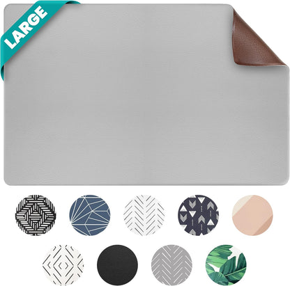 NALALAS Dog Mat for Food and Water, Cat Feeding Mat | Waterproof Dog Bowl Mat | Non-Slip Pet Food Mat for Floors | Pet Mats for Food and Water | Easy to Clean
