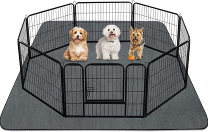 INVENHO Washable Pee Pads for Dogs 72"x72" Reusable Dog Pads Extra Large Upgrade Non-Slip Dog Pee Pads Heavy Absorbency Puppy Pee Pads Quick Dry Whelping Pads/Waterproof Puppy Training Pad