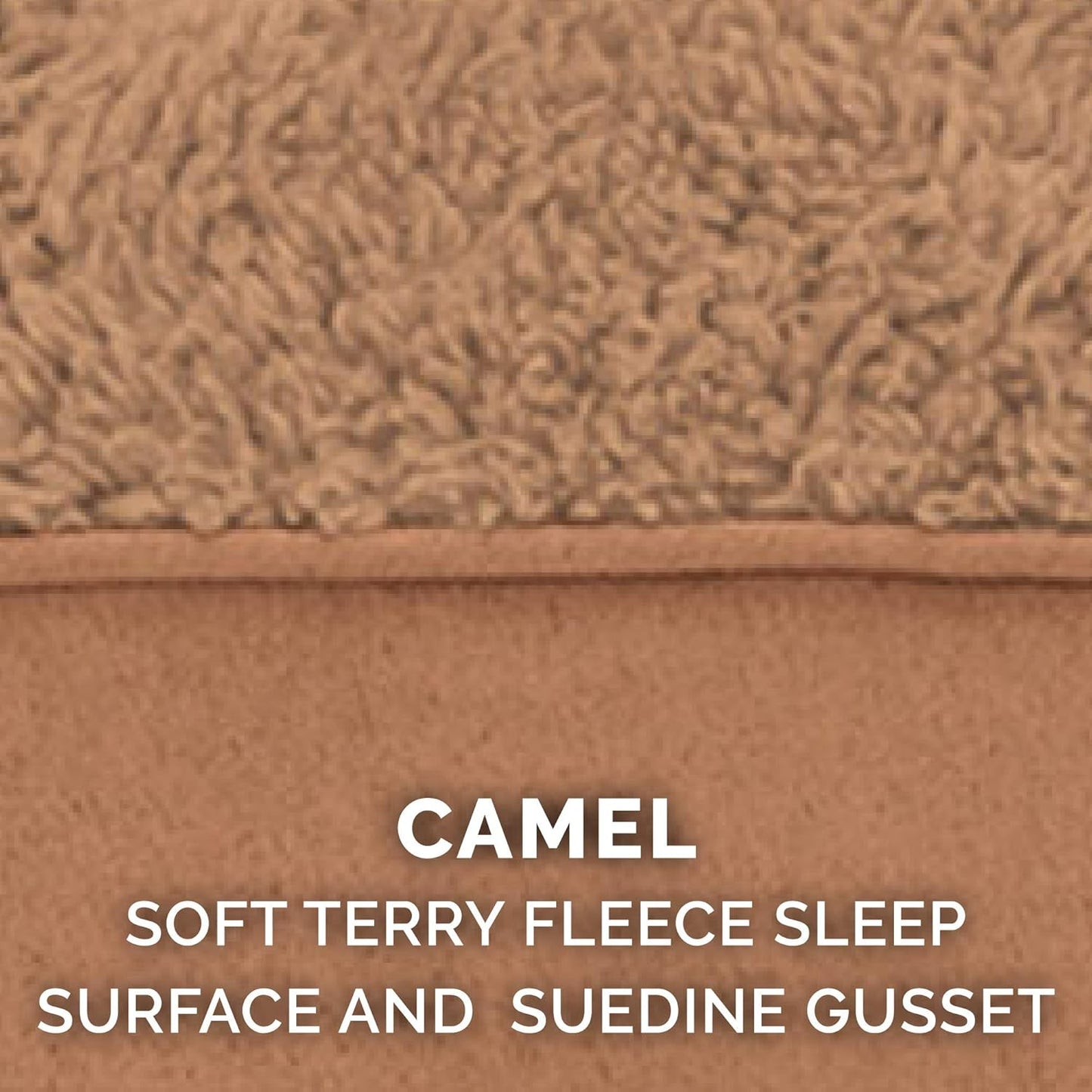 Furhaven Replacement Dog Bed Cover Ultra Plush Faux Fur & Suede Mattress, Machine Washable - Gray, Large