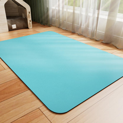 HotLive Dog Food Mat - Absorbent Cat Mat for Food and Water, No Stains Pet Feeding Bowl Mat, Easy to Clean Pet Placemats, Quick Dry Dog Water Dispenser Mat for Messy Drinkers | Paw Dark Grey 12"x 19"