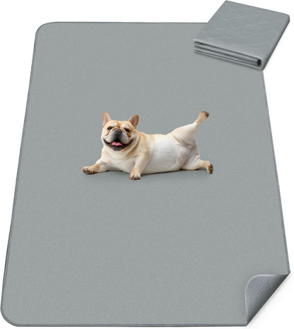 FXW Washable Pee Pads for Dogs, Puppy Pads with Super Absorbent, Specifically Designed for FXW Rollick/Homeplus 24inch 6 Panels Dog Playpen, 39" x 63" Rectangle, Khaki, 1 Pack