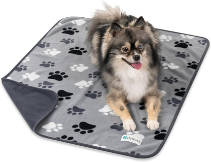 PetAmi Waterproof Dog Blanket for Medium Large Pets Dogs Cats, Pet Couch Cover Protector for Furniture, Reversible Washable Soft Fleece Cat Blanket for Bed Couch Sofa, 40x60 (Taupe/Beige)
