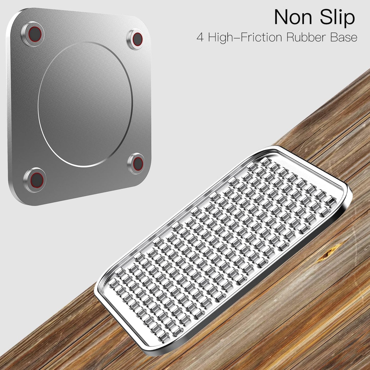 Double Wall Stainless Steel Lick Mat for Dogs & Cats - Chew Proof & Whisker Friendly, Non-Slip Base, for Calm Feeding & Anxiety Relief - Dishwasher Safe Slow Feeder Pad [1Pack]