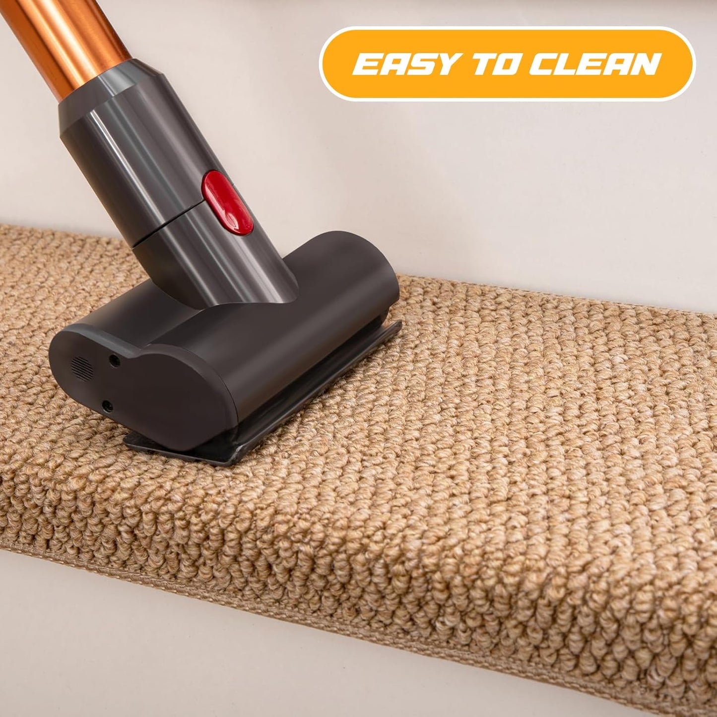 Bullnose Carpet Faux Sisal Stair Treads | Set of 14 | Stair Treads for Wooden Steps Indoor Anti Slip Braided Staircase Protector Pet Friendly Rugs Covers 9.44" X 29.5"x 1.9",Golden