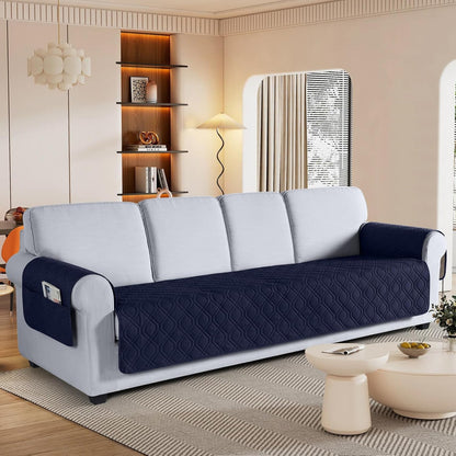 VANSOFY Couch Cover, Waterproof Sofa Covers Washable Slipcover Furniture Protector Couch Seat Covers Non-Slip Couch Cover for Dogs, Pets(Sofa, Dark Gray)