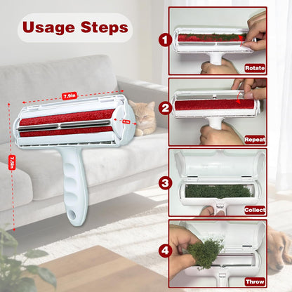 Pet Hair Remover Roller, a Reusable pet Hair Removal Tool, Suitable for Sofas, Furniture, Carpets, Cars, and Bedding for Removing cat and Dog Hair