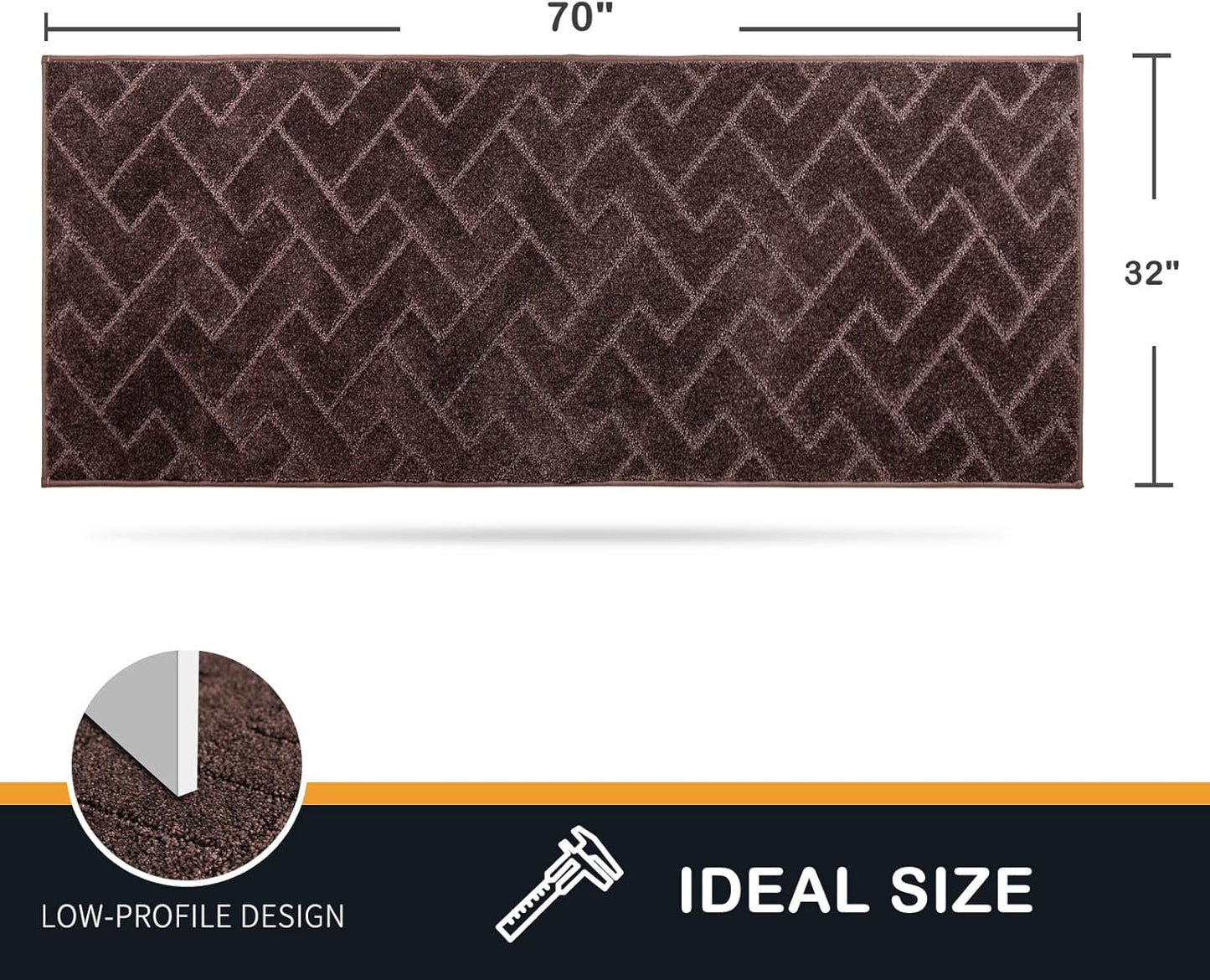 PURRUGS Dirt Trapping Door Mat 20" x 31.5", Non-Slip Machine Washable Entry Rug, Dog Doormat, Indoor Front Door Mat, Super Absorbent Entryway Rug for Muddy Shoes & Paws, Taupe