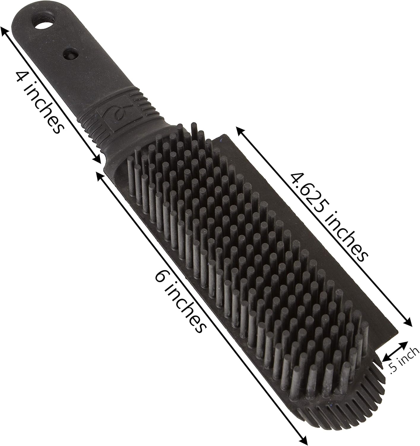 FURemover Duo Pet Hair Rubber Brush, Dual Sided to Easily Remove Fur and Lint from Clothing and Upholstery, Thick Bristles Groom Dogs and Cats, Easy to Clean, Colors May Vary