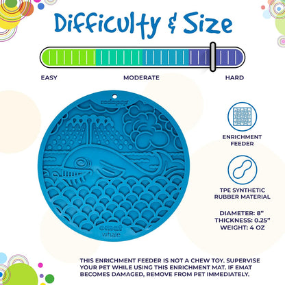 SodaPup Duckies eMat – Durable Lick Mat Feeder with Suction Cups Made in USA from Non-Toxic, Pet-Safe, Food Safe Rubber for Mental Stimulation, Digestive Health, Avoid Overfeeding, Calming, More