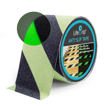 LifeGrip Anti Slip Transparent Anti Slip Tape, 4 inch by 30 feet, Non-Slip Traction Grip Tape to Tubs, Boats, Stairs, Clear, Soft, Comfortable for Bare feet (4" X 30')
