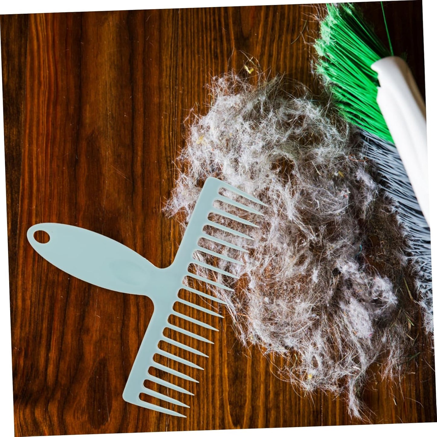 Healeved 2pcs Dog Hair Brush Remover Broom Hair Cleaner Comb Portable Cleaning Device for Home
