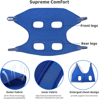 Guzekier Dog Grooming Hammock Harness for Dogs, Dog Nail Clipper