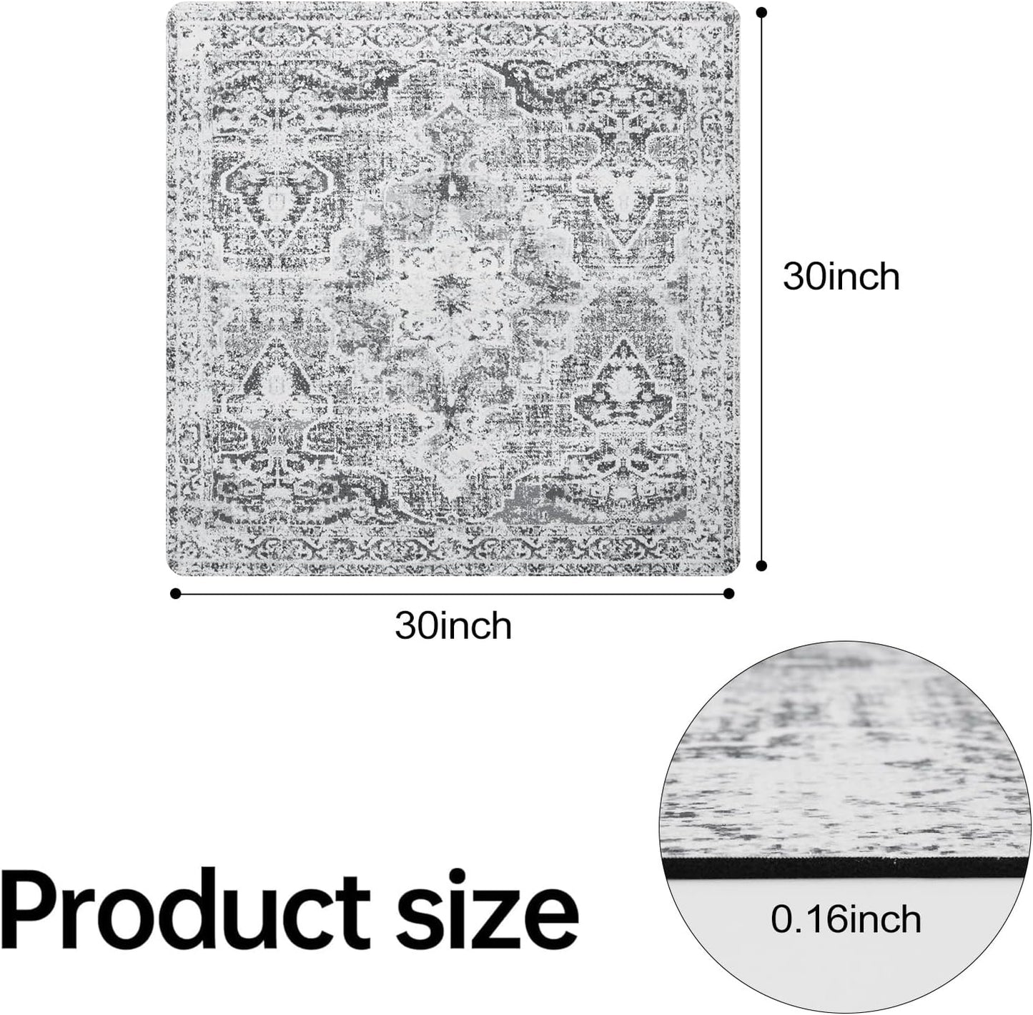 OJIA Non-Slip Carpet Stair Treads for Wooden Steps Set of 15, 30''X8'' Indoor Runner Resistant Rugs Rubber Safety Mats for Dogs, Kids & Elders, Stairway Grip