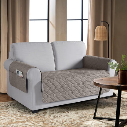 VANSOFY Couch Cover, Waterproof Sofa Covers Washable Slipcover Furniture Protector Couch Seat Covers Non-Slip Couch Cover for Dogs, Pets(Sofa, Dark Gray)