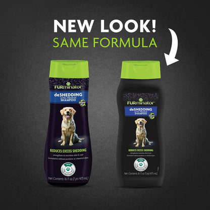 FURminator Ultra Premium deShedding Shampoo for Dogs Helps Reduce Excess Shedding, 16 oz