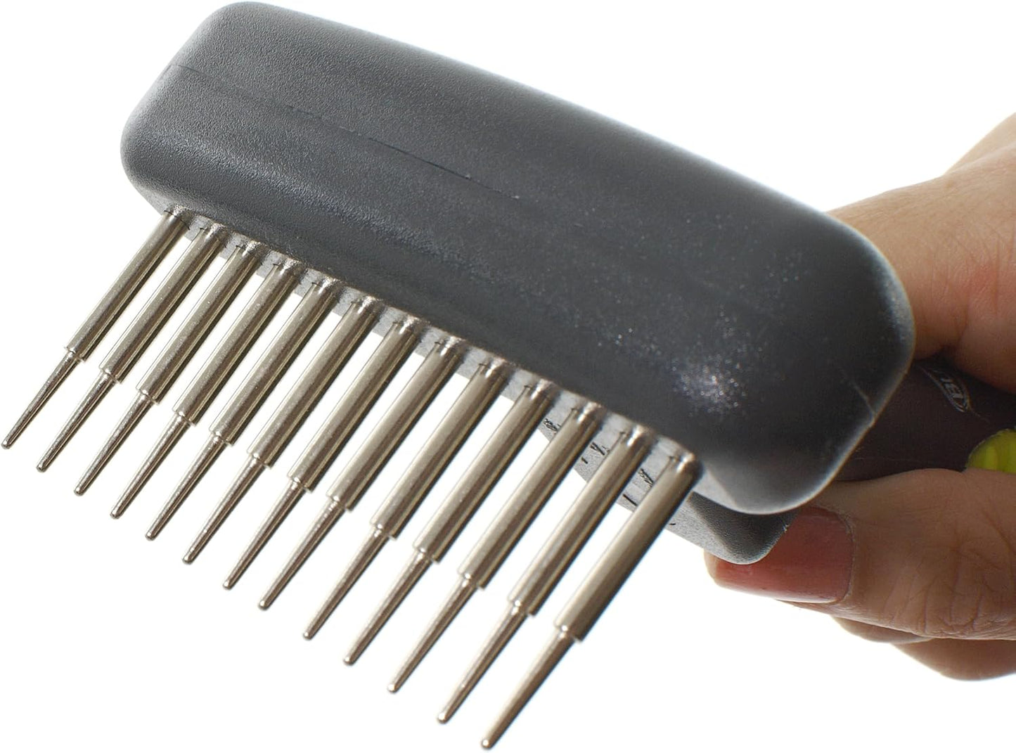Kruuse Buster Flexible Undercoat Rake 20 Long Pins for Dogs – Gently Removes Loose Hair & Reduces Shedding