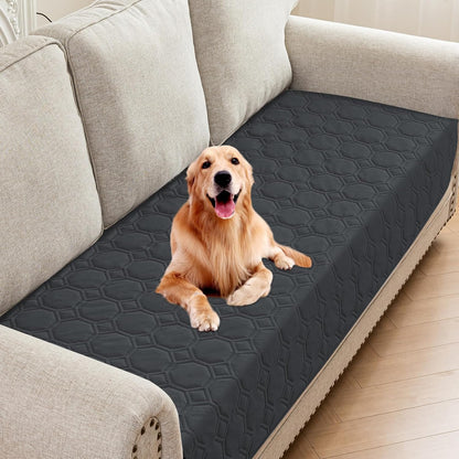 ZNSAYOTX Ultimate Cozy Blankets (30"x70") 100% Waterproof Sofa Mat Blanket for Dog Pets, Bed Couch Protector with Non-Slip Back Washable Durable, Pee Scratch Proof Easy to Clean (Dark Grey)