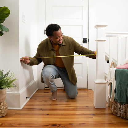 Ingenuity Ingenuity Thruway 60XW Series Extra Wide Safety Pet&Baby Gate,30"-60" Wide,26" Tall,Pressure or Hardware Mounted,Install Wall to Wall in Doorway or Stairway–Honey Oak Stained Wood&Metal
