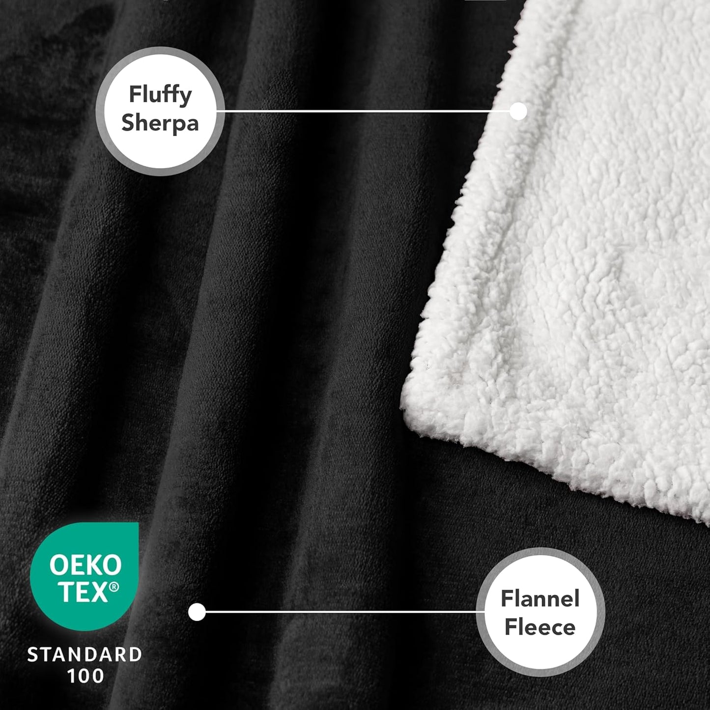 PetAmi Waterproof Dog Blanket for Couch, Large 60x40, Pee Proof Sherpa Fleece Reversible Pet Throw, Furniture Protector for Bed Sofa Kennel, Soft Washable Cover for Medium Dogs Cats, Grey Sherpa