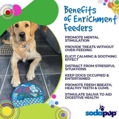SodaPup Duckies eMat – Durable Lick Mat Feeder with Suction Cups Made in USA from Non-Toxic, Pet-Safe, Food Safe Rubber for Mental Stimulation, Digestive Health, Avoid Overfeeding, Calming, More