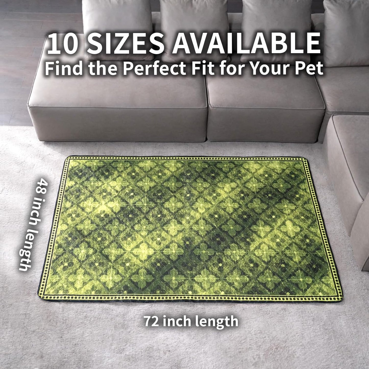Washable Pee Pads for Dogs, Reusable Puppy Potty Training Pads, Ultra-Absorbent Thick Waterproof Leak-Proof Non-Slip Pads & Mat for Crate, Playpen, Floor, Whelping & Housebreaking , 2 Pack 18"x24"