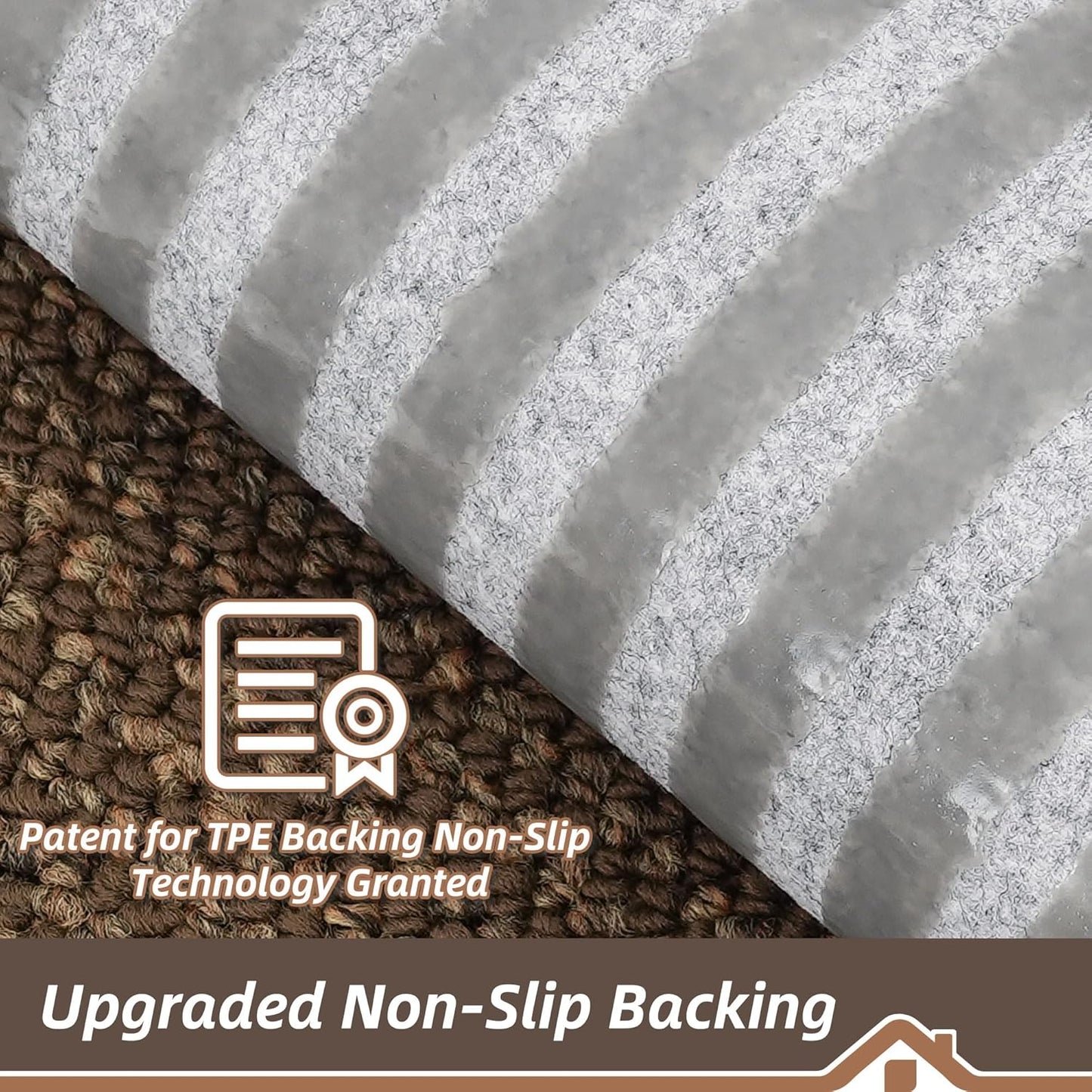 BEQHAUSE Stair Treads for Wooden Steps 28inX9in, Carpet Stair Treads Non Slip Indoor, Machine Washable Stair Runners for Kids Elders and Pets, Carpet for Stair Rugs Mat, TPE Backing, 15pcs, Taupe