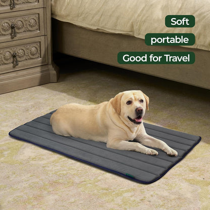 BALANCE Dog Crate Pad, Dog Foam Crate Mat Kennel Pad, Washable Water-Resistant Pet Bed Flat Dogs Cage Mat for Small Dogs