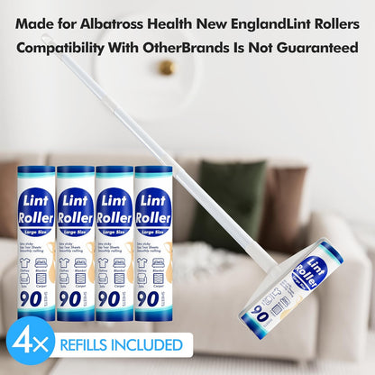 Lint Rollers for Pet Hair Extra Sticky, 800 Sheets Mega Value Set Lint Rollers for Pet Hair Removal, Dog and Cat Lint Remover for Clothes, Furniture, Carpet