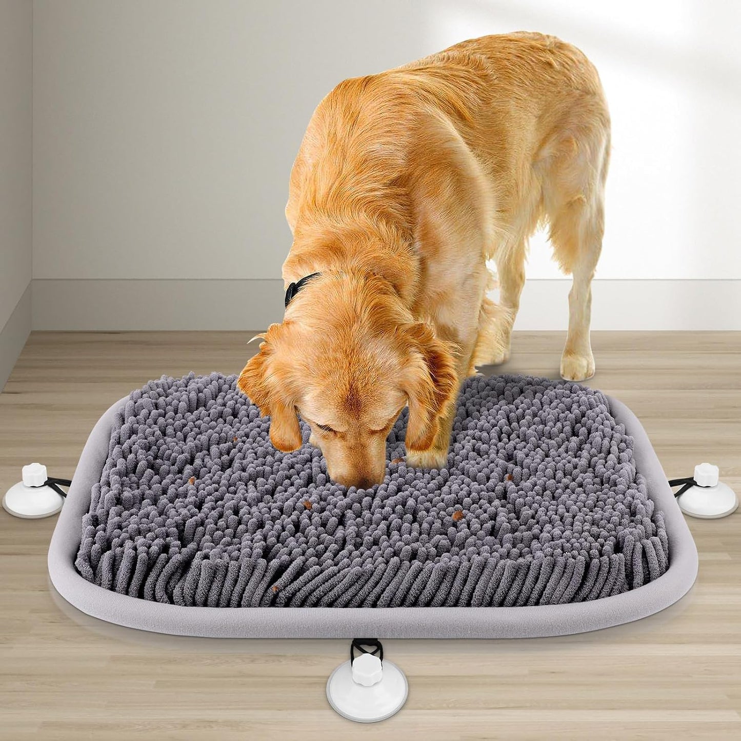 Rundik Snuffle Mat for Dogs, 17'' x 21'' Dog Sniffing Interactive Feeding Game Boredom, Puzzle Toys Encourages Natural Foraging Skills and Stress Relief Small/Medium/Large Dogs