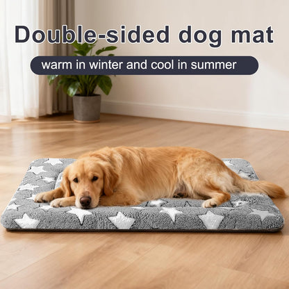 Dog Bed Mat – Soft & Comfortable Dog Kennel Pad for Crate – Durable Crate Bed & Mat for Dogs & Cats – Ideal for Crate, Kennel, and Home Use