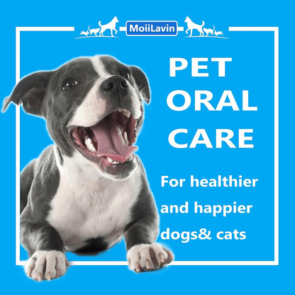 Pet Toothbrush for Small to Large Dogs Cats,Soft High Grade Finger Toothbrush,Teeth Oral Cleaning,Dental Care, 1 Set for Two Fingers White (6)