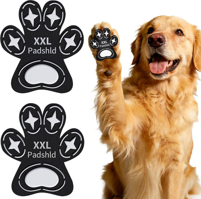 Dog Paw Protectors, Anti Slip Paw Pads for Dogs - Traction Grips for Senior Dogs & Puppies on Hardwood Floors, Paw Stickers for Dog Feet with Secure Grip 6 Sets (24 Pcs) M