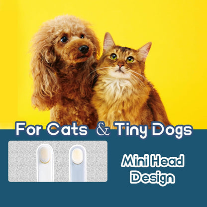 Dog Toothbrush Kit 2 Pack, Ultra Soft Pet Tooth Brush for Medium to Large Dogs & Cats, Animal Teeth Brushing Kit for Easy Dental Cleaning, 2 Pcs, Pink