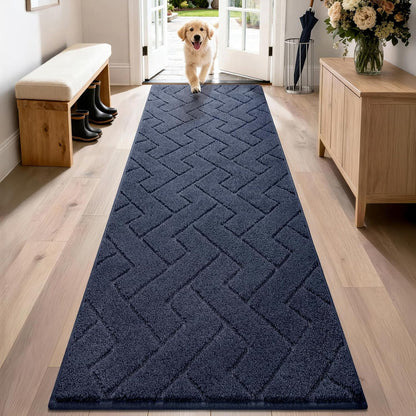 PURRUGS Dirt Trapping Door Mat 20" x 31.5", Non-Slip Machine Washable Entry Rug, Dog Doormat, Indoor Front Door Mat, Super Absorbent Entryway Rug for Muddy Shoes & Paws, Taupe