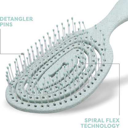 BioSilk for Pets Eco Friendly Detangling Pin Brush for Dogs, Gentle Dog Grooming Brush Designed to Help Remove Knots and Tangles and Support Healthy Coats for All Dogs