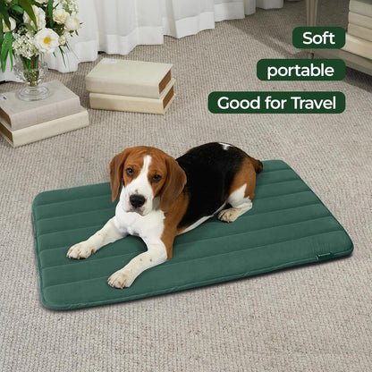 BALANCE Dog Crate Pad, Dog Foam Crate Mat Kennel Pad, Washable Water-Resistant Pet Bed Flat Dogs Cage Mat for Small Dogs