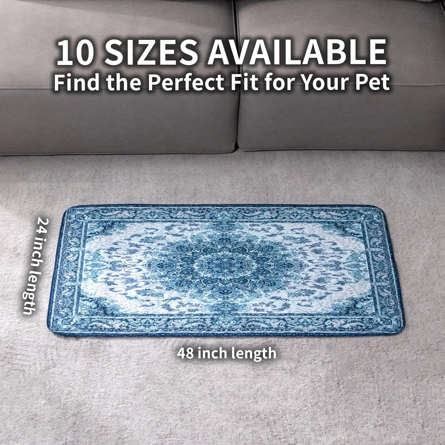 Washable Pee Pads for Dogs, Reusable Puppy Potty Training Pads, Ultra-Absorbent Thick Waterproof Leak-Proof Non-Slip Pads & Mat for Crate, Playpen, Floor, Whelping & Housebreaking , 2 Pack 18"x24"