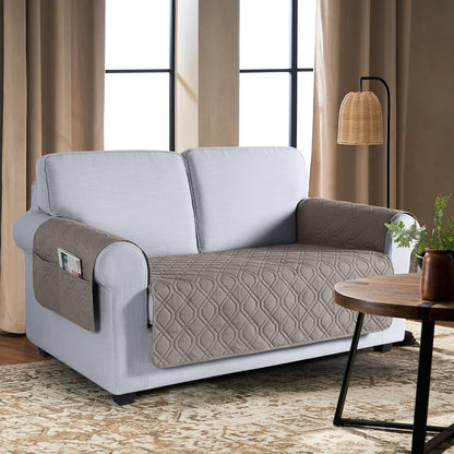 VANSOFY Couch Cover, Waterproof Sofa Covers Washable Slipcover Furniture Protector Couch Seat Covers Non-Slip Couch Cover for Dogs, Pets(Sofa, Dark Gray)