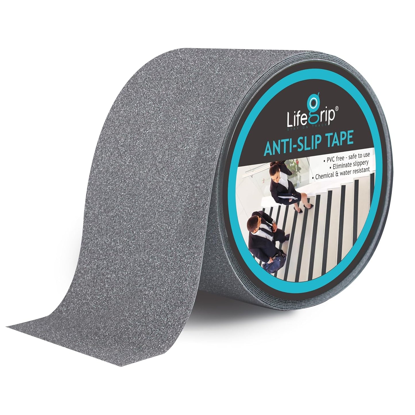 LifeGrip Anti Slip Transparent Anti Slip Tape, 4 inch by 30 feet, Non-Slip Traction Grip Tape to Tubs, Boats, Stairs, Clear, Soft, Comfortable for Bare feet (4" X 30')