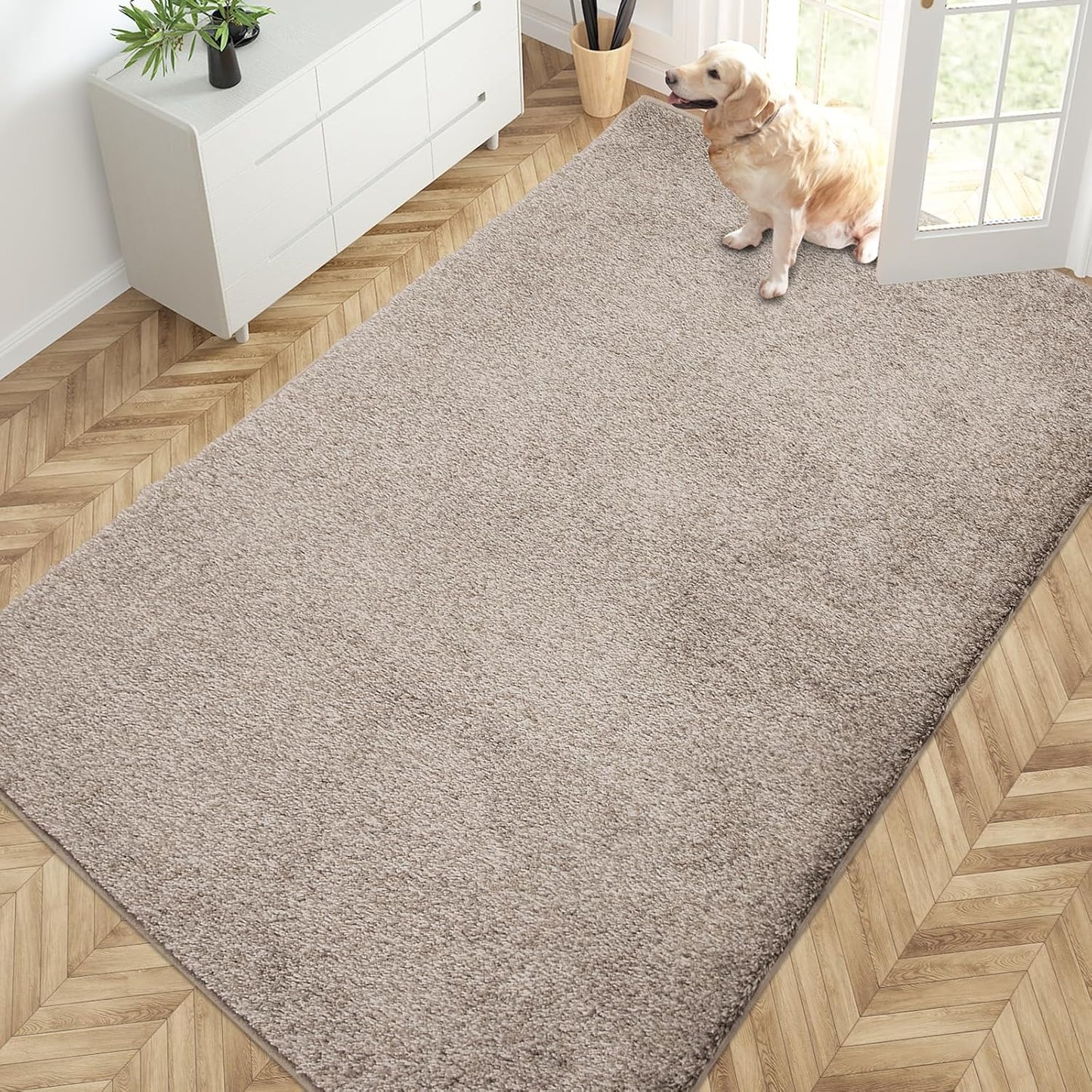PURRUGS Dirt Trapping Door Mat 20" x 31.5", Non-Slip Machine Washable Entryway Rug, Dog Doormat, Indoor Front Door Mat, Super Absorbent Entry Rug for Muddy Shoes & Paws, Bluish Grey-Black