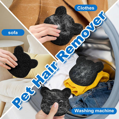 Pet Hair Remover for Laundry (4PCS), Reusable Lint Remover That Works in Washer & Dryer, Hair Catcher for Dog and Cat Hair, Lint, Debris on Clothes, Pet Beds – Eco-Friendly Alternative to Lint Rollers