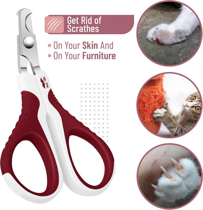 Mr. Pen- Cat Nail Clipper, Stainless Steel, Professional Sharp Cat Claw Trimmer for Small and Medium Cats, Pet Nail Clipper with Sturdy Non Slip Handle